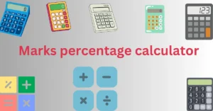 marks percentage calculator