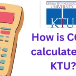 ktu cgpa calculation formula