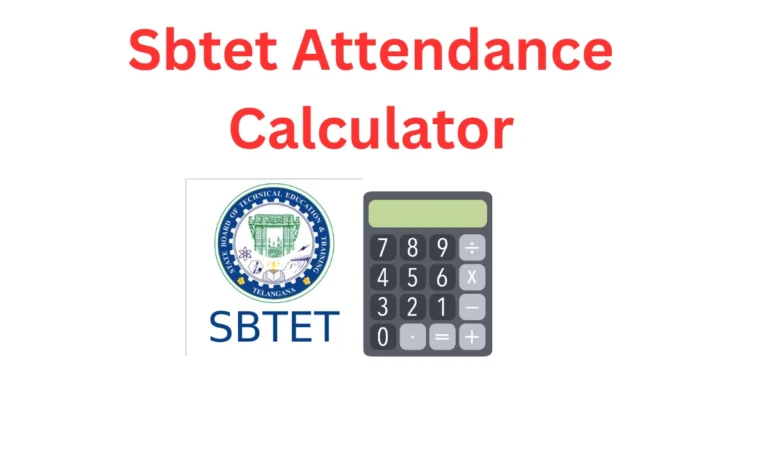 sbtet attendance calculator