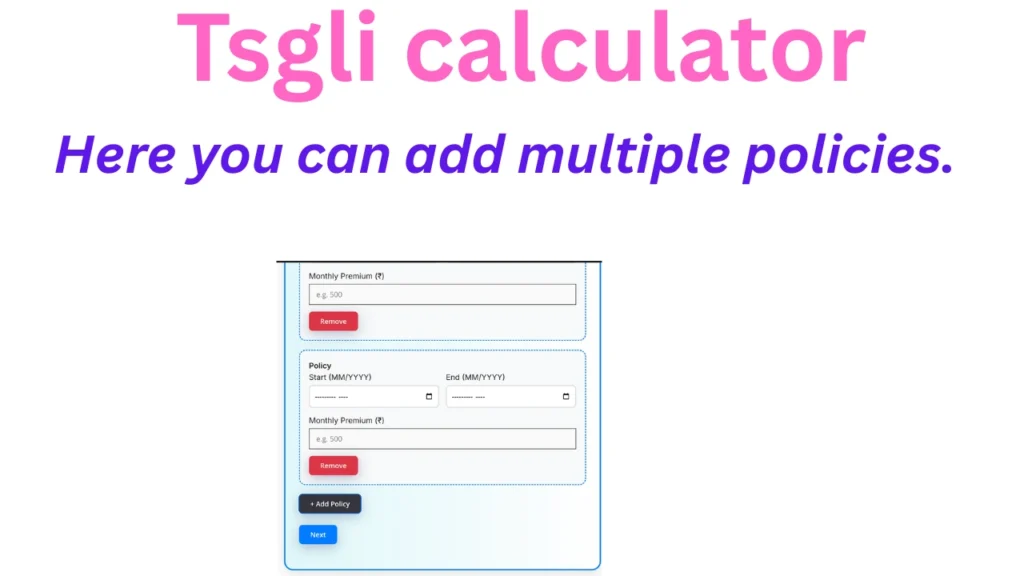 tsgli loan calculator based on salary