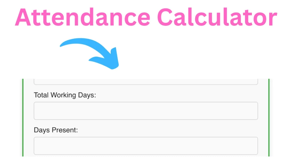 Attendance Calculator vit