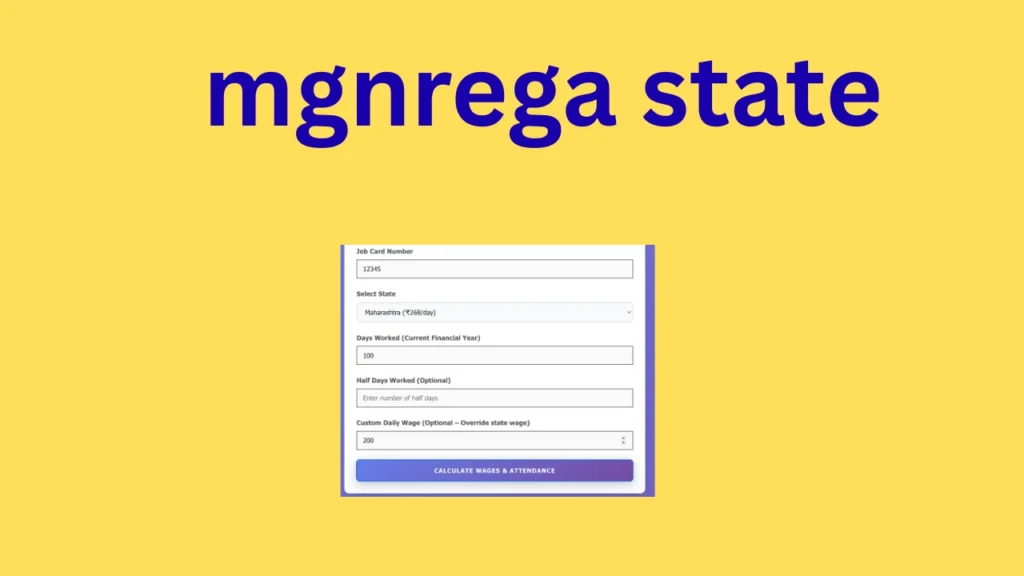 mgnrega state